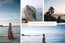 ロケーションウェディングフォトプランのイメージコラージュ画像